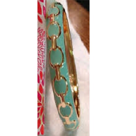 PISTACHIO Premier Designs hinged bangle Bracelet - Picture 1 of 1